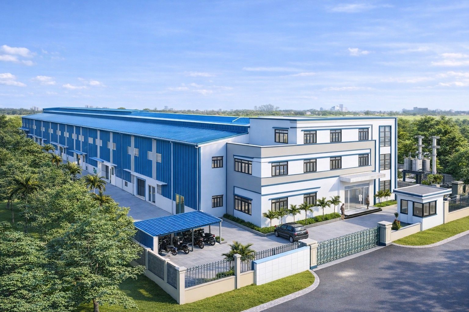 Chọn dự án VĂN PHÒNG + NHÀ XƯỞNG CÔNG TY KIM ĐẠT HỒNG
